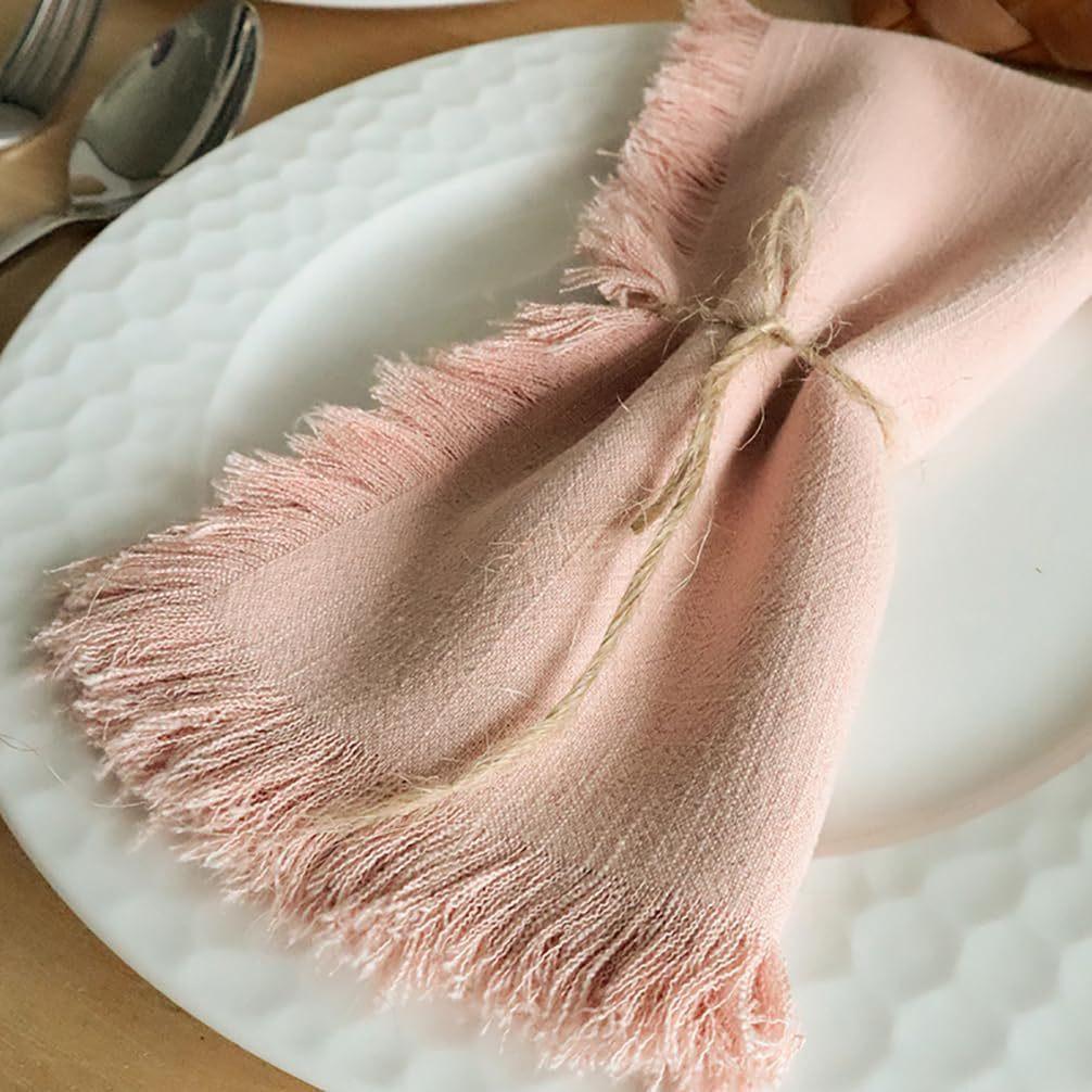 1PC Napkin Burlap Mouth Cloth Cotton Linen Party Holiday Decoration Table Runner Cross Border Factory Wholesale