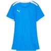 Outdoor Training Fitness Running Quick-Dry Color-Block Short Sleeve T-Shirt Women Tops Blue 704934-02