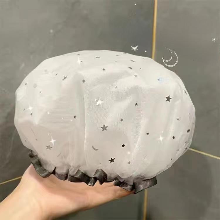Waterproof Women's Shower and Dustproof Cap for Bathing, Makeup, Kitchen, and Household Use