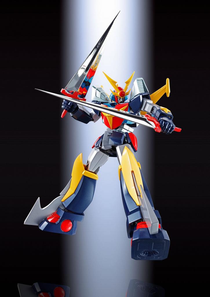 TAMASHII NATIONS Soul of Chogokin Muteki Steel Man Daitarn 3 180 мм ABS литье под давлением ПВХ окрашенная подвижная фигурка GX-82 FA. приблизительно. & &