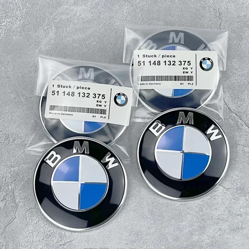 Новый комплект из 4 шт. АБС-пластик 56 мм 68 мм Эмблема BMW Для колпачков ступиц BMW Для BMW 3 серии 5 серии E60 E90 F10 F30 E46 E39 X5 E53 E70 E38 Z4