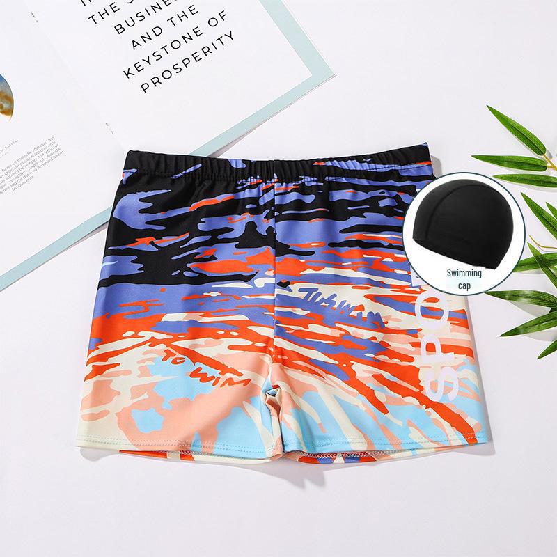 Men's Quick-Dry Loose Swim Trunks - Anti-Embarrassment Boxer Swimsuit for Beach