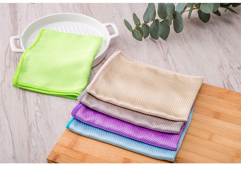Custom logo Microfiber Tea Towel Kitchen Table Tableware Napkin Cloth Placemat Wine Glass Towel Tea Towel