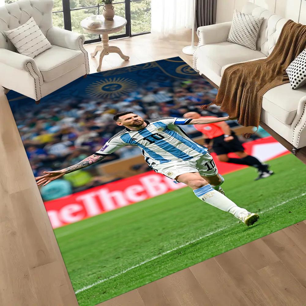 Messi 202 Floor Mat Suitable for Decorate room Bedrooms Foyer Living Rooms Anti-slip Rug Office home decor Gift for Festivals