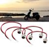 5pcs 3Pin Inline Charger Connector Round Charging Port with Cap for Electric Scooter