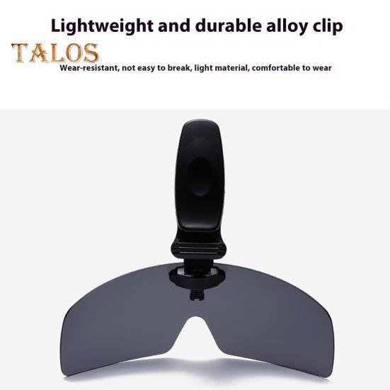 Поляризованные солнцезащитные очки-клипсы для мужчин и женщин, без оправы, откидные, цельные, защитные линзы, очки с защитой от ультрафиолета для рыбалки, велоспорта, вождения, бега, скалолазания