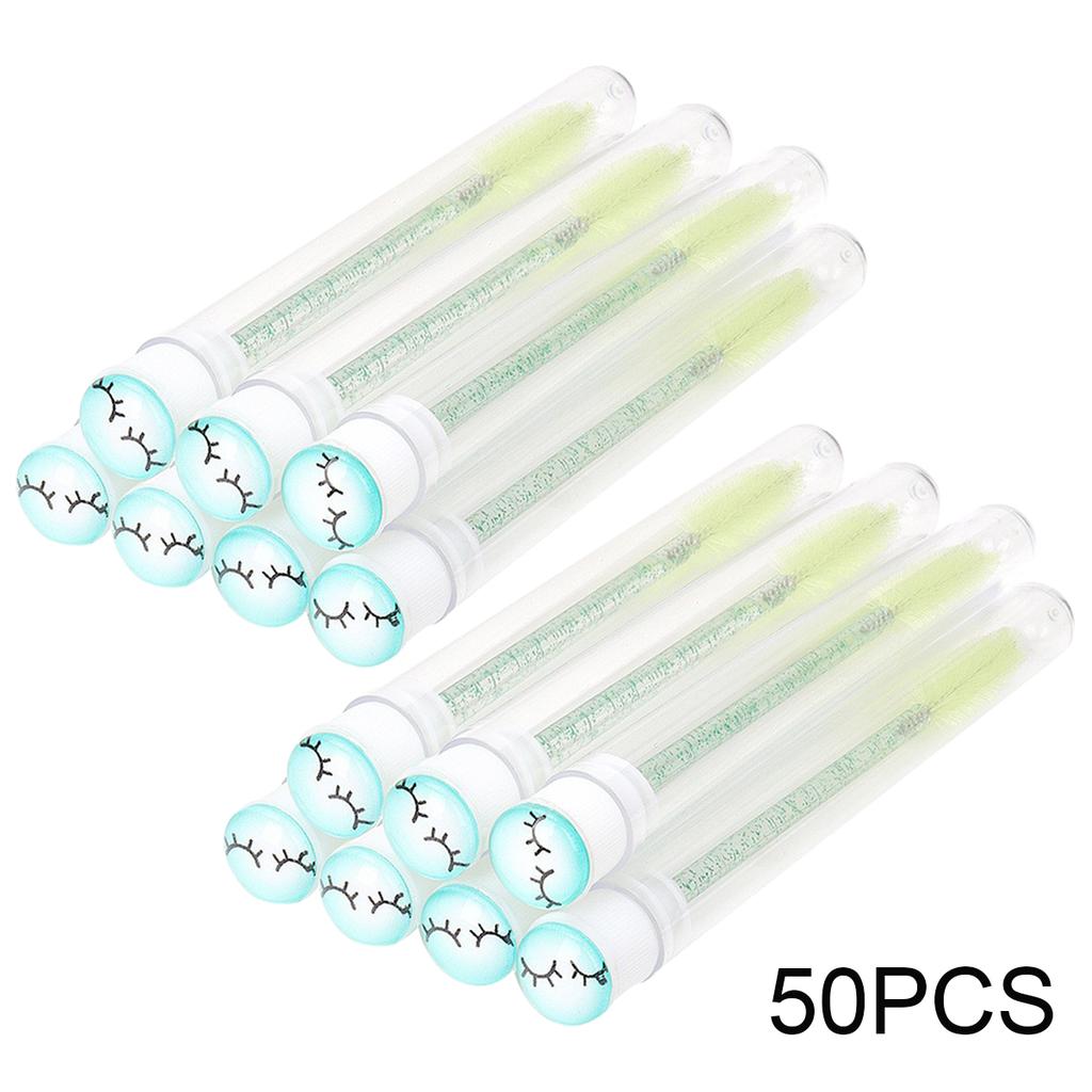25/50 шт. Тубы для щеточек для ресниц, Кристальные палочки для туши для ресниц, Расческа для бровей, Контейнер-спули, Кисти-аппликаторы для ресниц, Инструменты для макияжа