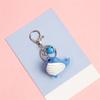 Charm Packaging Decoration Resin Car Key Ring Keys Holder Dolphin Blue Whale Keychain Bag Pendant