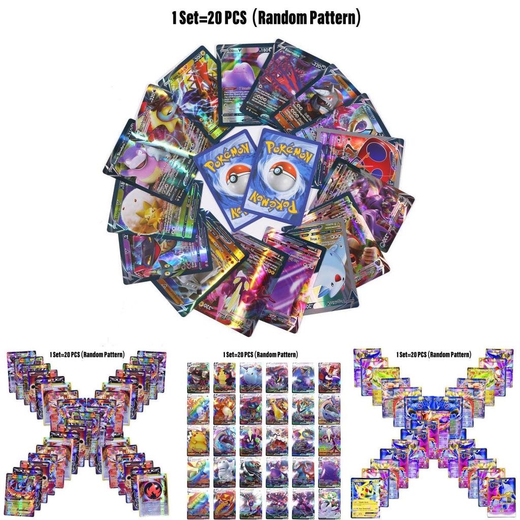 Card Set 20pcs Random Patterns Emotional And Visual Development 6.5*9*2cm