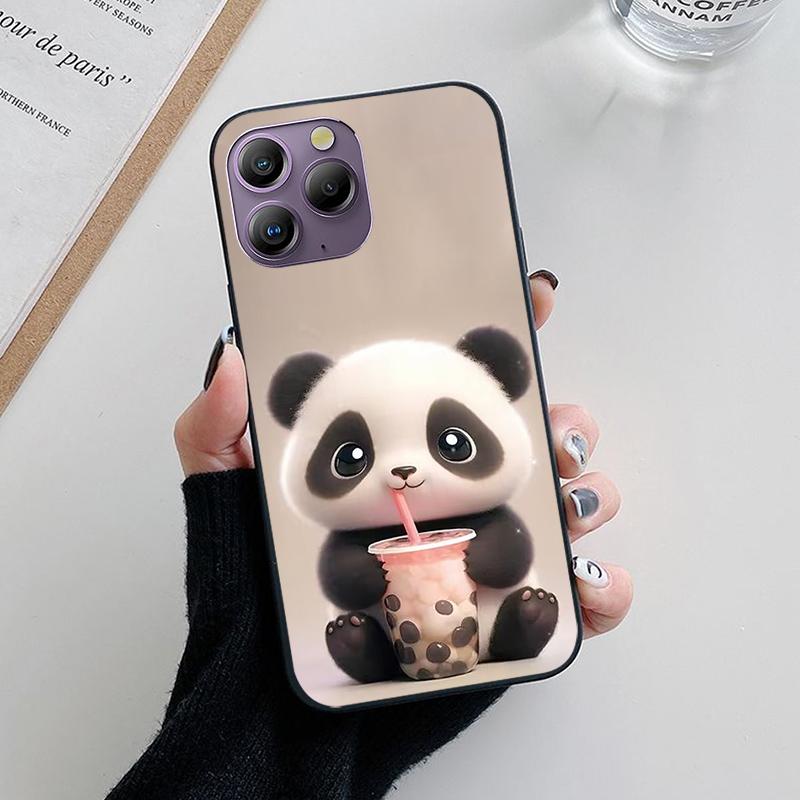 Для Blackview A96 A85 A100 A200 Pro Чехол для телефона Милая панда Мультяшная живопись Мягкий силиконовый чехол для Blackview A60 Pro Чехлы