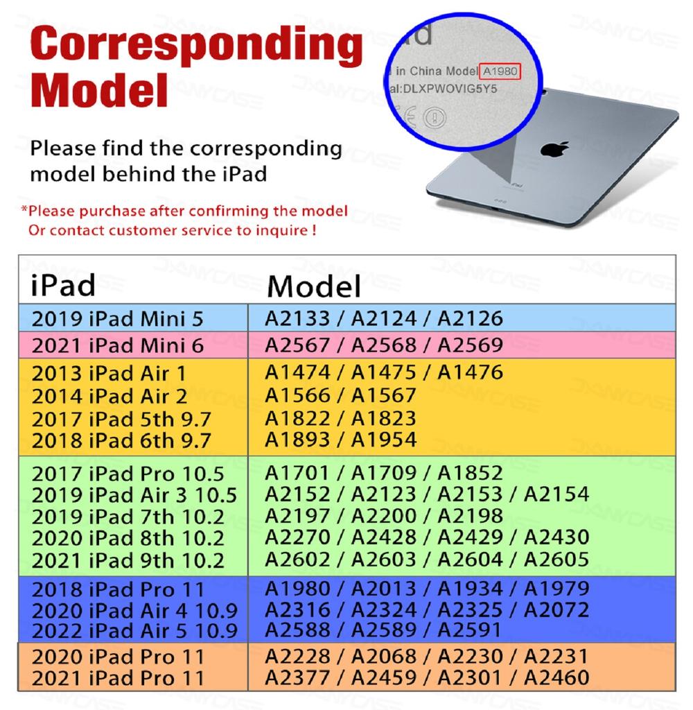 Чехол DANYCASE для iPad 10,2 2021 года, чехол 9/8/7 поколения для 2017 2018 9,7 5/6 Air 2 10,5 Air 3 10,9 Air 5 4 Pro 11 Mini 5 6