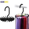 360 Degree Rotating Belt Rack Neck Tie Hanger Storage Hanger Tie Belt Neck Holder Space Saving 20 Hooks Clothes Hanger