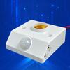 Adjustable Human Body Sensing Lamp Holder, Intelligent Delay E27 Screw Mouth 86 Type LED Infrared Lamp Holder, Surface Mounted