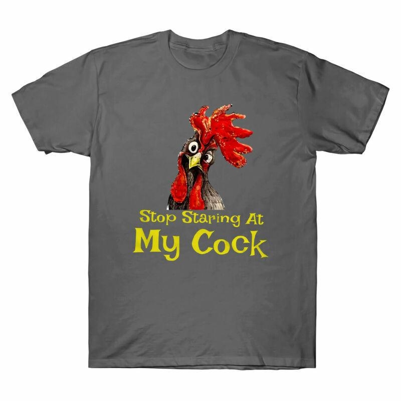 Staring Funny Lover Unisexs Cockerell Stop Cock Cockeral Tee My Tshirt Chicken At