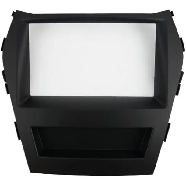 Double Din Facia Compatible for Hyundai Santafe, IX-45 2012+ Radio DVD Stereo CD Panel Dash Kit Trim Fascia Face Plate Frame 2016(178x102mm)