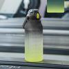 2L Large Capacity Water Bottle with Straw Plastic Gradient Color Water Cups High Quality Drinking Kettle Outdoor Sports Bottle