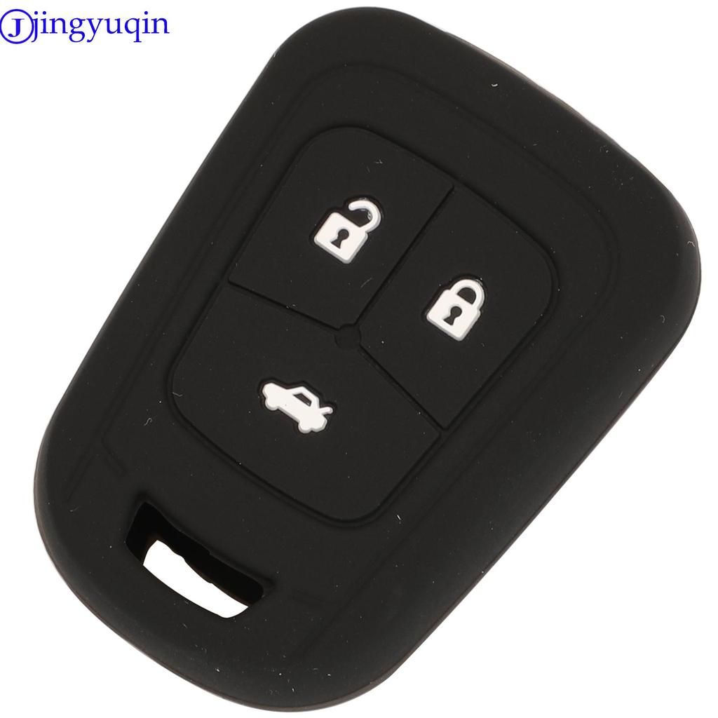 jingyuqin 3 Buttons Remote Key Cover for Chevrolet Camaro Sonic Cruze Malibu Volt Spark Equinox Key Fob Case Car Accessories