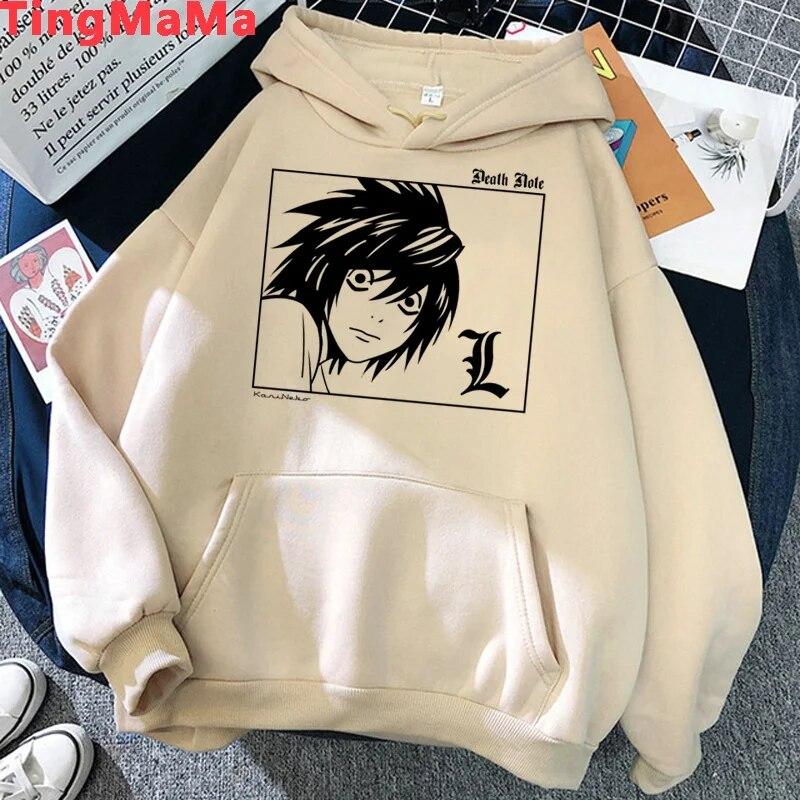 Death Note Misa AUnisexe толстовки унисекс Корея y2k с эстетическим принтом пуловеры унисекс толстовки больших размеров с графикой унисекс