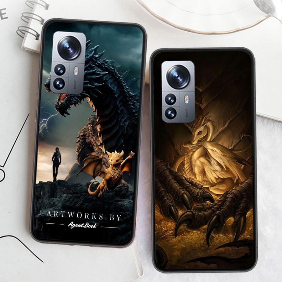 Чехол для телефона F-Fourth W-Wing Dragon для Xiaomi Poco F7 Mi 14 Ultra 15 13 12 Pro 11T 10T 12T Pro 12X 11i 11 10 Lite 5G 9 8 Cover Ca