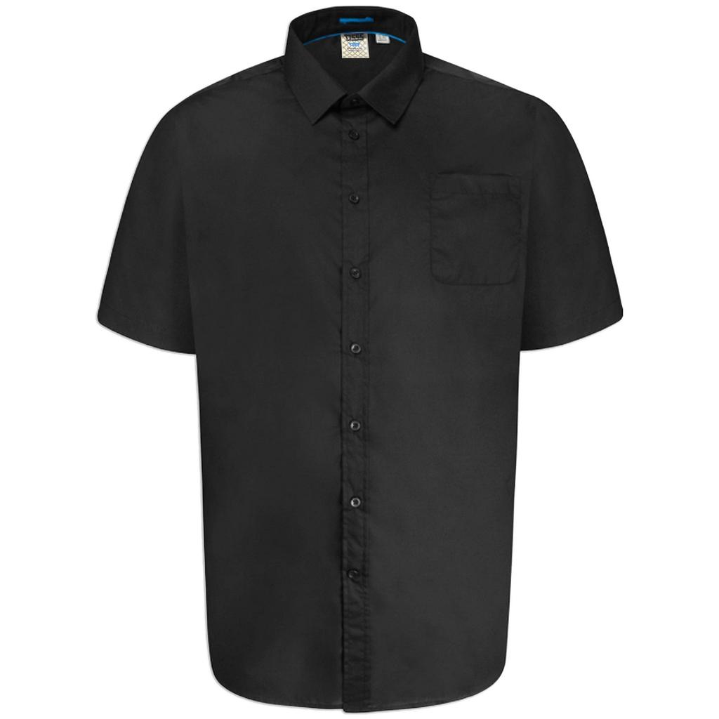Duke Mens D555 Aeron Easy-Iron Kingsize Short-Sleeved Shirt