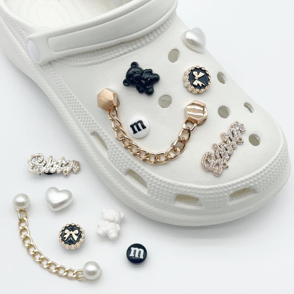 Crocs DIY Съемные металлические пряжки Цветочные украшения для обуви