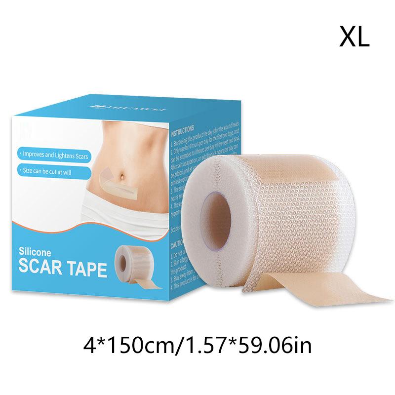 1 рулон силиконовых пластырей от шрамов, силиконовые пластыри от шрамов, самоклеящаяся лента для покрытия шрамов, уход за кожей, водонепроницаемая и дышащая