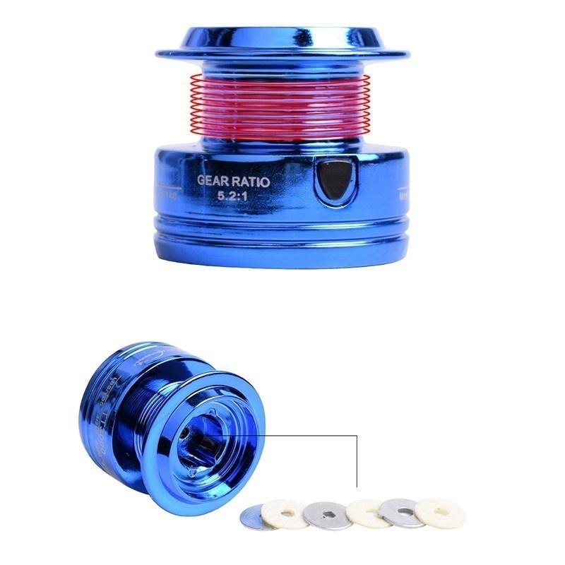 Рыболовная катушка серии 2000-7000 5.2:1 металлическая проволочная чашка, устойчивая к коррозии, складная коромысло, сменное вращающееся колесо справа налево, рыболовные снасти