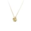 Les Trésors De Lily [L7071] - White Gold 'Clover' Gold-Plated Necklace