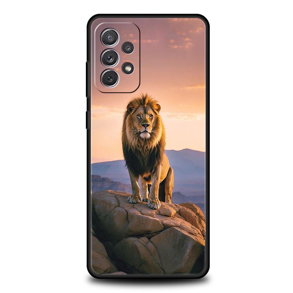 Чехол для телефона с изображением Короля Льва для Samsung Galaxy A17 A07 A55 A35 A25 A15 A05s A33 5G A31 A23 A21s A13 A41 A73 A53 A51 A71
