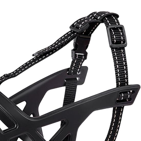 Намордник-корзина для собаки Предотвращает укусы и жевание Безопасный и гуманный Клетка Намордник-клетка Регулируемая посадка для агрессивных собак Тренировка Груминг