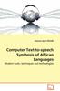 Книга Computer Text-to-speech Synthesis of African Languages - Modern Tools, Techniques and Technologies