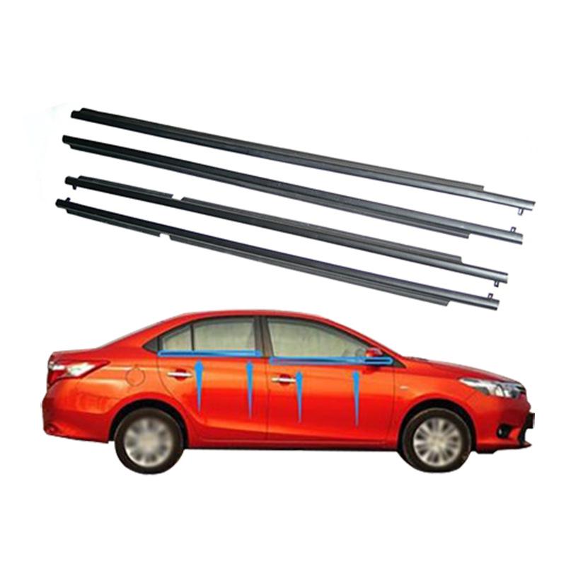 Toyota Yaris Sedan/Vios 2014-2018 Window Trim Water Deflector Rubber Strip
