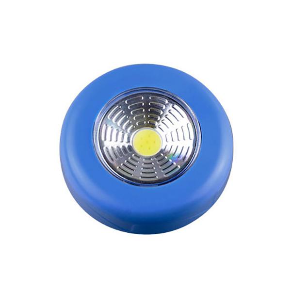 COB LED Беспроводной Стик Кран Гардероб Сенсорный Светильник Лампа 3 Вт с Питанием от Батарейки Кухонный Шкаф Шкаф Кнопочный Кран Домашний Стик На Лампе Blub