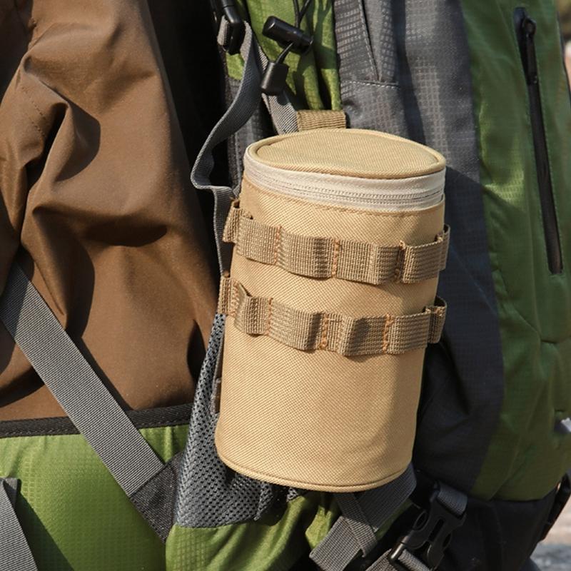 Water Bottle Heat Insulation Protect Cover Tactically Water Bottle Pouches Bag Kettles Carriers Bag Outdoor Tool Organizers