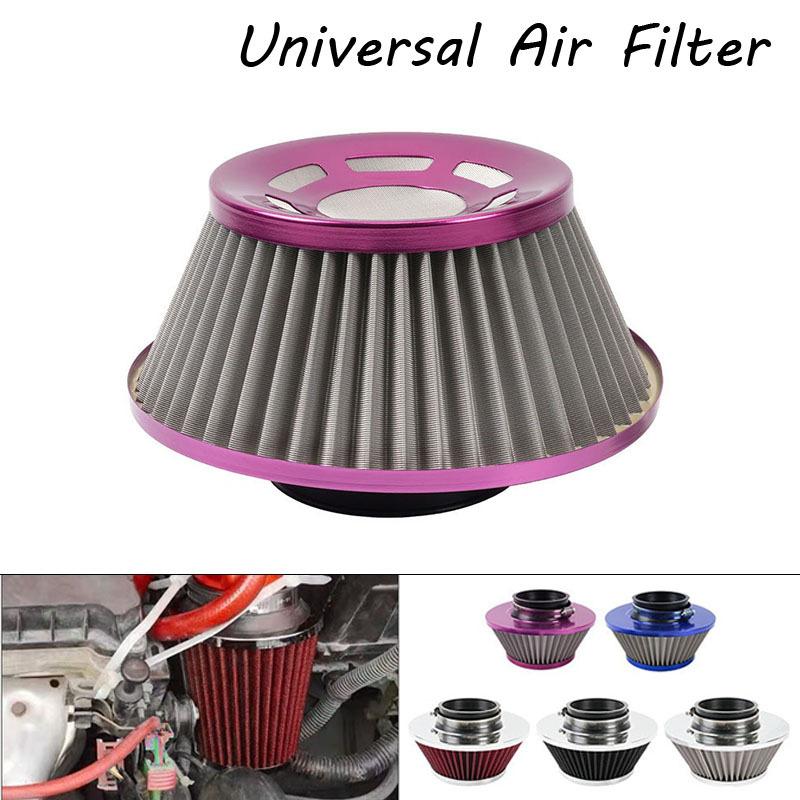 Air Filter 76MM Filter Stainless Steel Net Mushroom Head Mushroom Head High Flow Air Filter