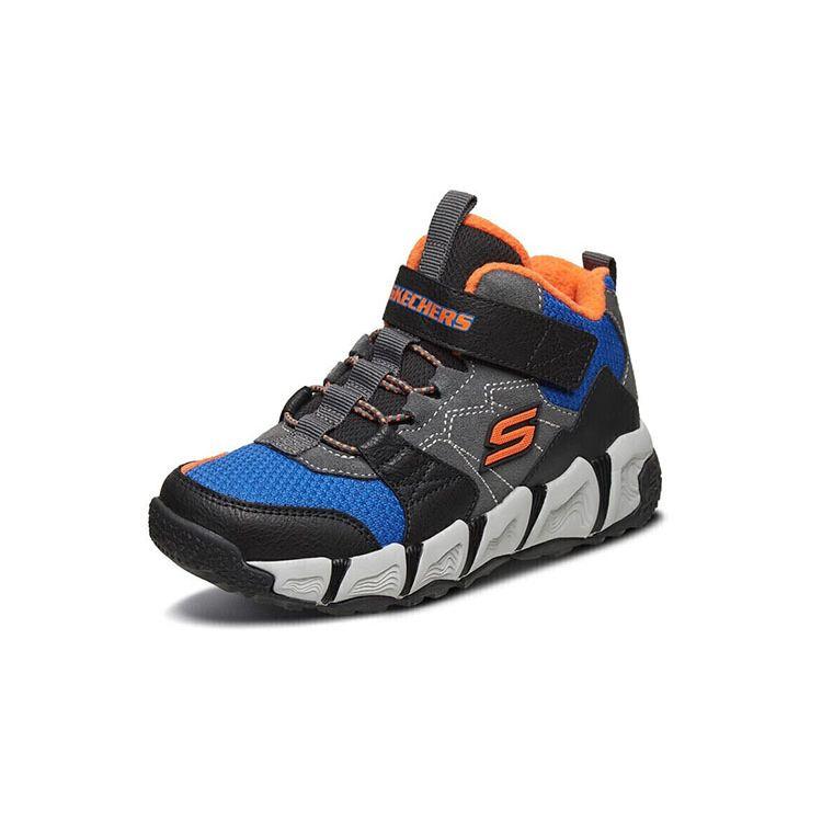 Skechers Удобные Прочные Амортизирующие Износостойкие Теплые Полуботинки Повседневная Обувь Детские Кроссовки 660074L-BKCC