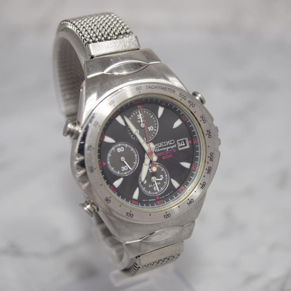 Used Rare 1996 SEIKO x MACCHINA SPORTIVA Chronograph
