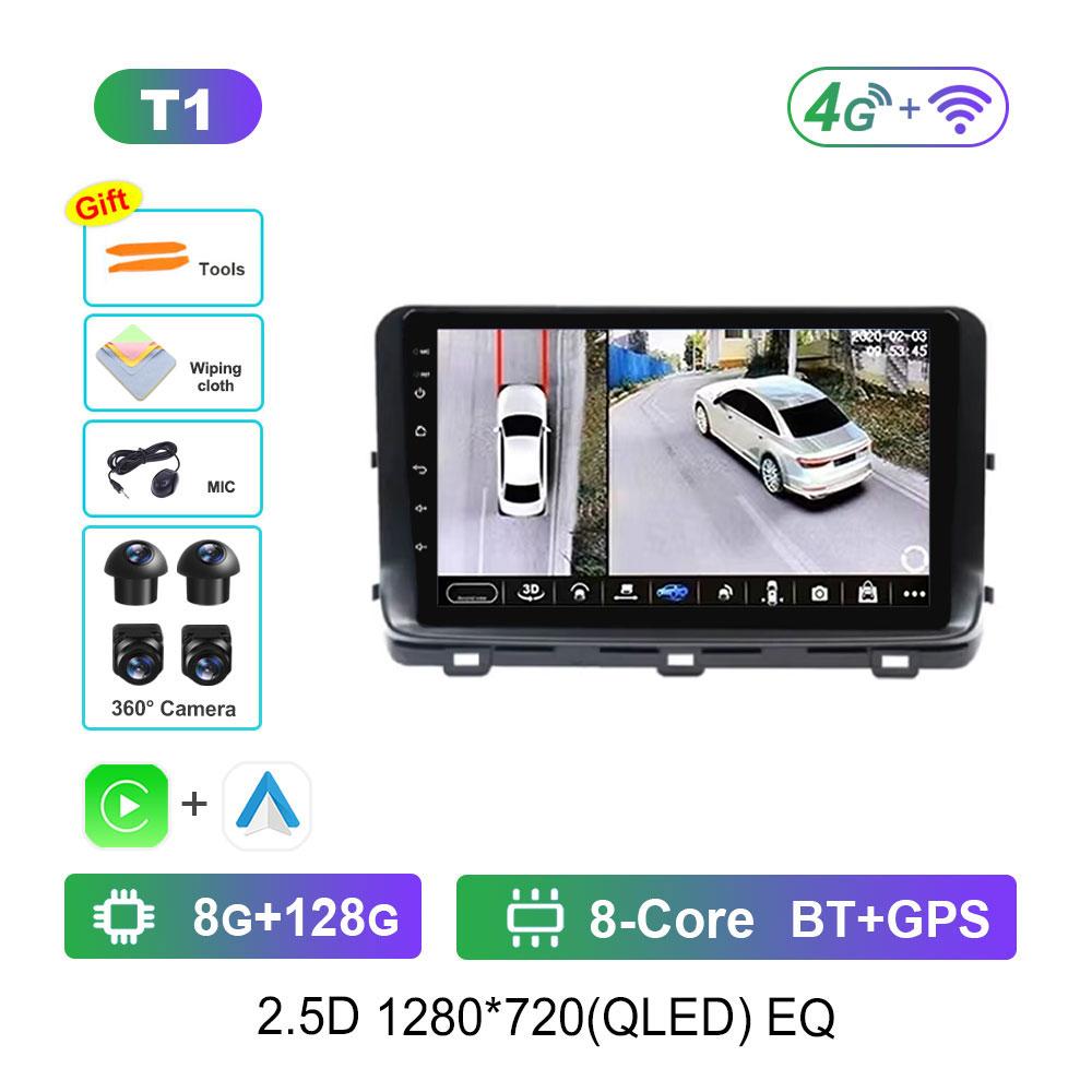 Автомобильный радиоприемник, мультимедийный проигрыватель, Android 14, интеллектуальная система для Kia Ceed 3 CD 2018 - 2022, 2,5-дюймовый экран, GPS-навигация, WiFi, BT