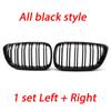 F87 Car Front Bumper Kidney Grille Dual Slat Black Racing Grill For BMW 2 Series F22 Coupe F23 Convertible Car Decor
