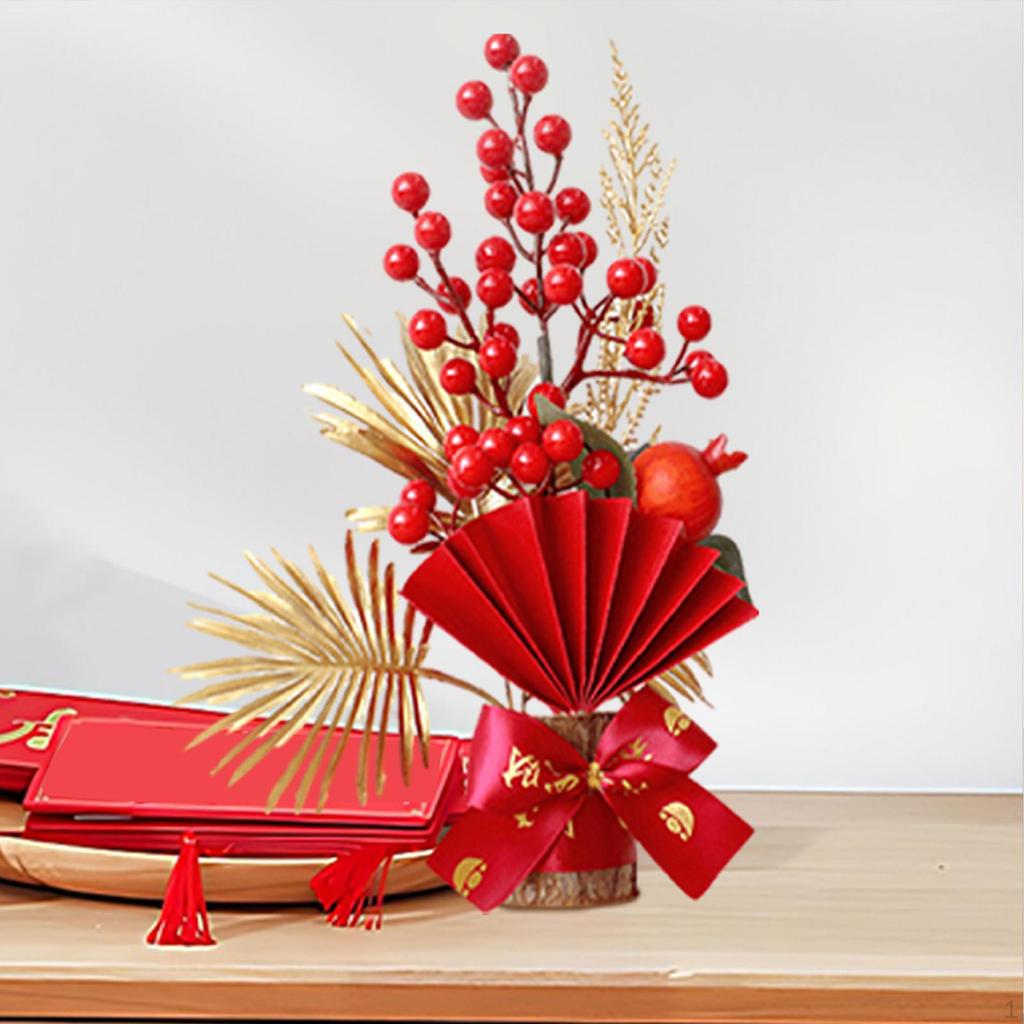 Chinese Year Decoration Feng Shui Decor Desktop Ornament Ceremony Handmade Good Luck for Home