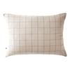 Woven-dyed Pillowcase Large Checks Deco "Gaïa Match" 60 X 60 Cm & 50 X 70 Cm "Cotton Gauze" - Gaïa Match Pampa - 50 X 70 C