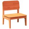 Garden Chair Wax Brown 60 x 52.5 x 72 cm Solid Pine Wood