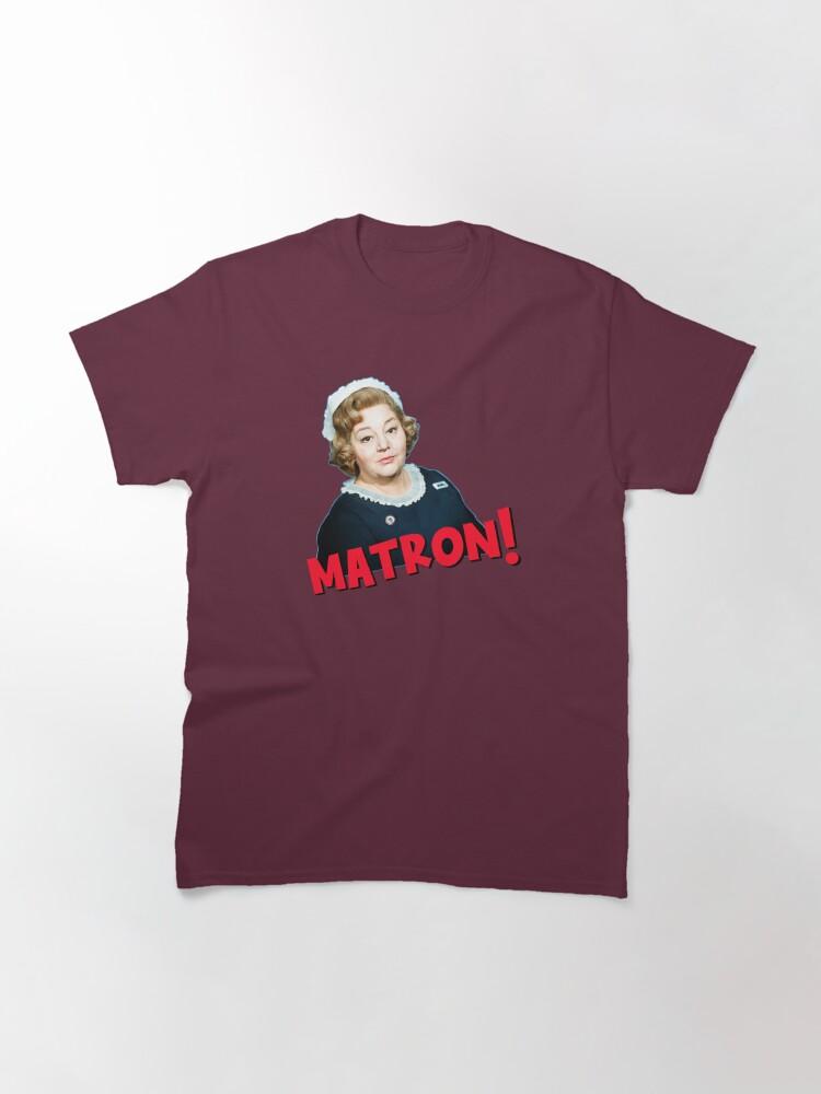 Barbara Vintage Style CARRY ON Art - MATRON! Hatti Jaques Classic T-Shirt