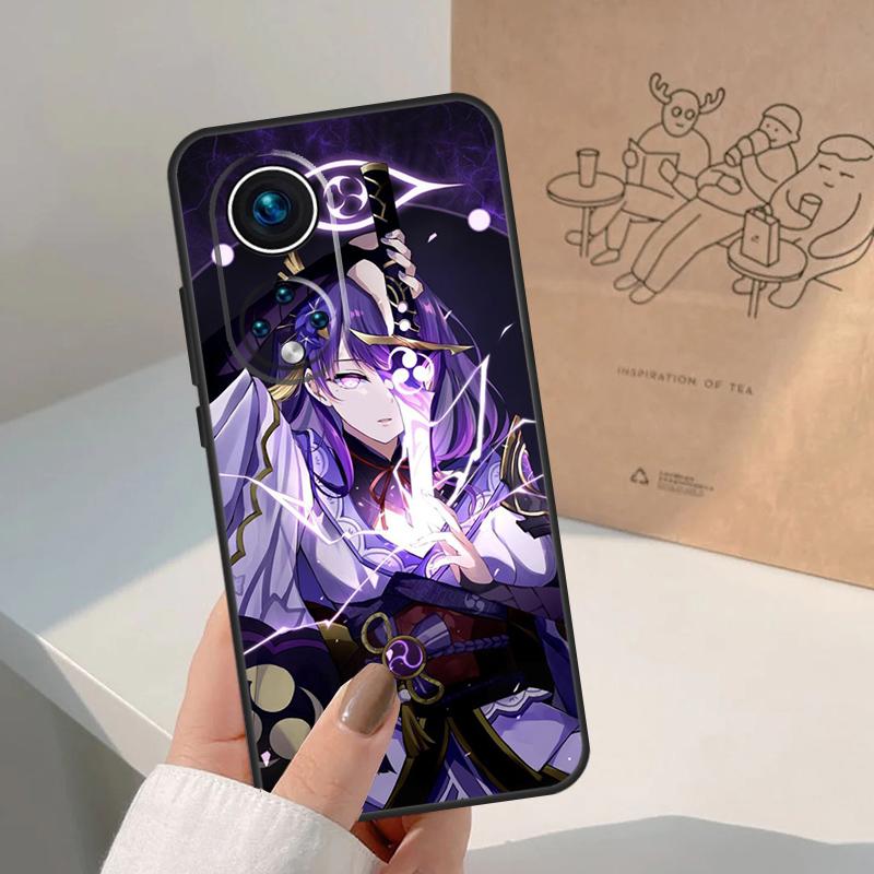 Чехол Genshin Impact Райдэн Сёгун для Honor Magic 8 Pro 5 6 7 Lite Honor 400 200 Pro X9c X9b X9a X8a X8b 50 70 90