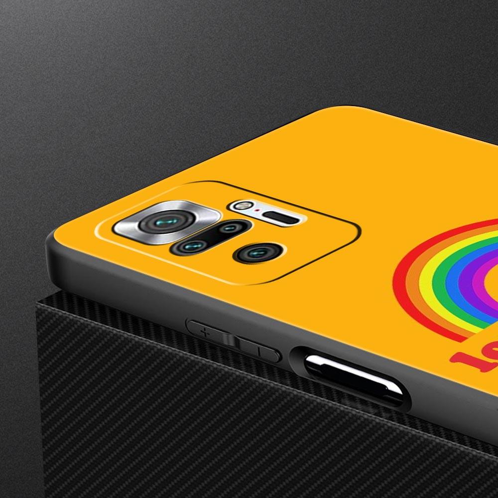 Gay Lesbian Rainbow Pride Phone Case Cover for Redmi 14C 10C Note 15 14 13 12 10 11 K40 Pro Plus Soft TPU Shockproof Shell Capas