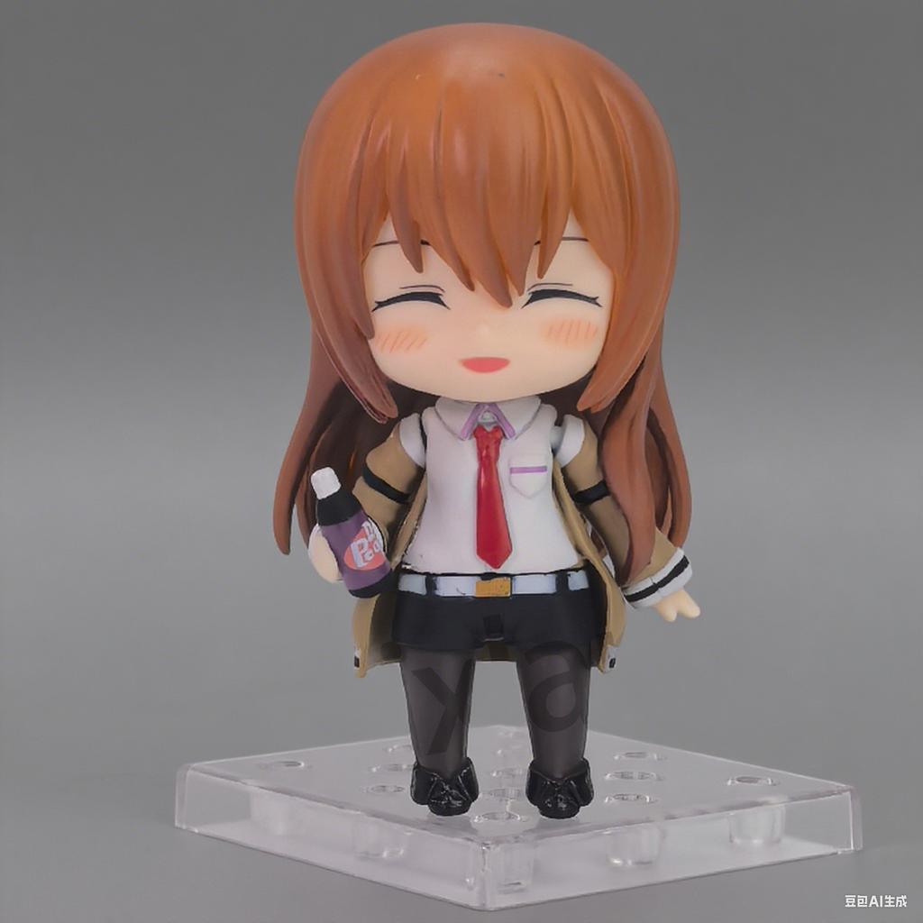10 см Фигурка Макисэ Курису Aixlan Steins Gate Аниме Коллекционная Модель Игрушки Подарок Ребенку Украшения Кукла ПВХ 2521 Подвижная Сочлененная Масштаб Детализированная