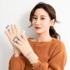 Новые женские перчатки для сенсорных экранов Fingertip Bear, модные теплые зимние перчатки, милые перчатки для сенсорных экранов с разделенными пальцами из мультфильмов