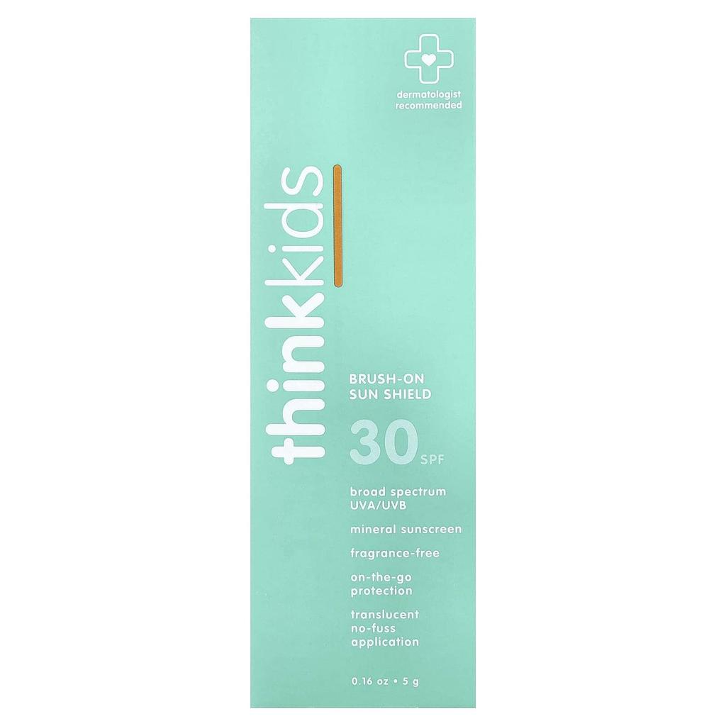 think, Kids', Brush-type Sunshield, 30 SPF, Unscented, 5g (0.16oz)