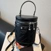 Korean Version of Niche Design Portable Cylinder Bag 2025 New Mobile Phone Bucket Bag Foreign Style Ins Shoulder Crossbody Bag