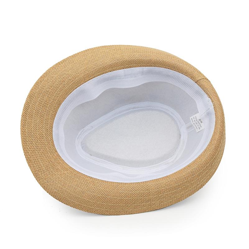 Golexury летние солнцезащитные соломенные шляпы для мужчин, кокосовая пальма, женская уличная дышащая тропическая праздничная пляжная джазовая шляпа-федора, кепка-панама